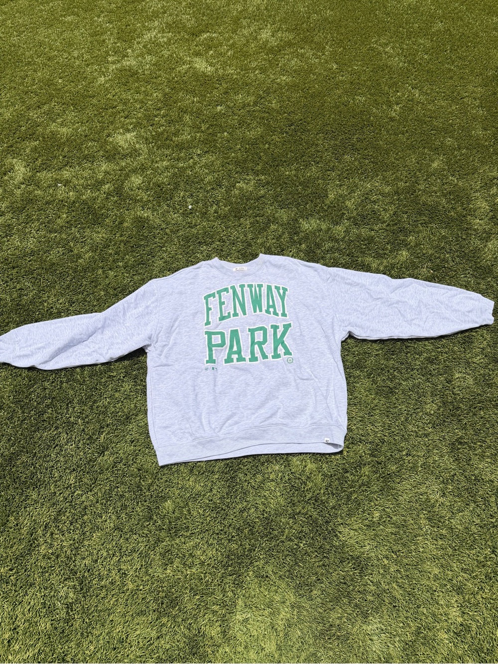 Fenway Park Gray Crewneck Sweatshirt - Women's